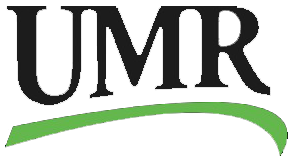 The UMR logo featuring large black uppercase letters ‘UMR’ 
